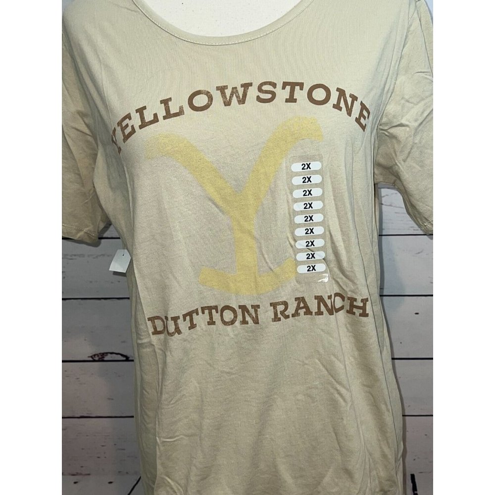 NWT Yellowstone Tee‎ Shirt 2XL T-Shirt Graphic TV Show Licensed XXL Paramount